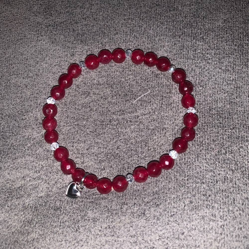 - TOCARA New Retired Amore Elastic Bracelet Crystal Red
